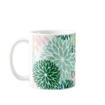 Stijlvolle Chic Pink Mint Groene Bloemen