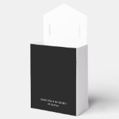 Stijlvolle  Chic Red Cherry Black White Wedding Bedankdoosjes (Geopend)