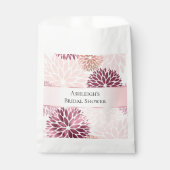 Stijlvolle Chic Roze Bloem Bedankzakje (Voorkant)