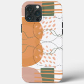 Stijlvolle chic Roze groene Abstract patroon esthe Case-Mate iPhone Case (Achterkant)