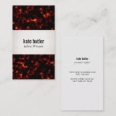 Stijlvolle Chic Tortoise Shell Beauty en Mode Visitekaartje (Voorkant / Achterkant)