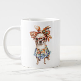 Stijlvolle Chihuahua-moeders hondenliefhebbers Grote Koffiekop
