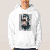 Stijlvolle Chimp - Streetwear Wit Hoodie (Voorkant)