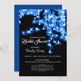 Stijlvolle Chinese Cherry Blossom Light Vrijgezell Kaart