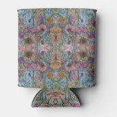 Stijlvolle chique bloementuin Waterverf schilderij Blikjeskoeler (Voorkant)