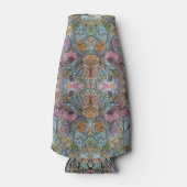 Stijlvolle chique bloementuin Waterverf schilderij Flesjeskoeler (Voorkant)