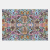 Stijlvolle chique bloementuin Waterverf schilderij Inpakpapier Vel (Voorkant)