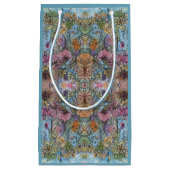 Stijlvolle chique bloementuin Waterverf schilderij Klein Cadeauzakje (Voorkant)