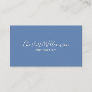 Stijlvolle chique elegante monogram minimalistisch visitekaartje