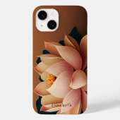Stijlvolle Chique Lotus Bloem Case-Mate iPhone Case (Achterkant)