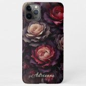 Stijlvolle chique Rozen Fine Art Botanische schild iPhone Hoesje (Achterkant)