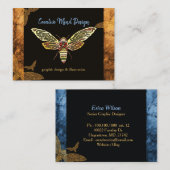 Stijlvolle Cicada Hipster Designer Visitekaartje (Voorkant / Achterkant)