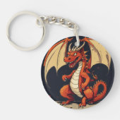 Stijlvolle Circle sleutelhanger voor dagelijks geb (Voorkant)