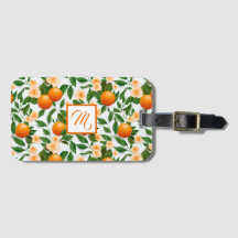 Stijlvolle Citrus Blossom Monogrammed