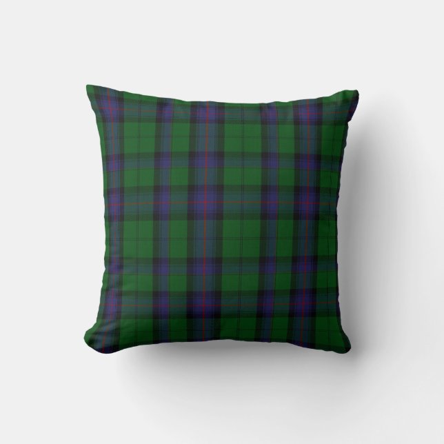 Stijlvolle Clan Armstrong Tartan Plaid Kussen (Voorkant)