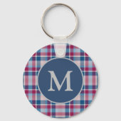 Stijlvolle Classic Pset Monogramed Sleutelhanger (Voorkant)