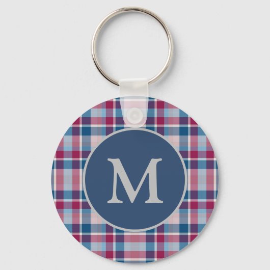 Stijlvolle Classic Pset Monogramed Sleutelhanger (Voorkant)