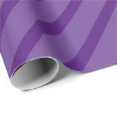 Stijlvolle  Classic Royal Paarse strepen Cadeaupapier (Rol Hoek)