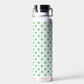 Stijlvolle Clover Pattern Waterfles voor dagelijks (Achterkant)