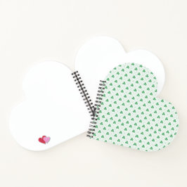 Stijlvolle Clover Print Spiral Notitieboek voor da
