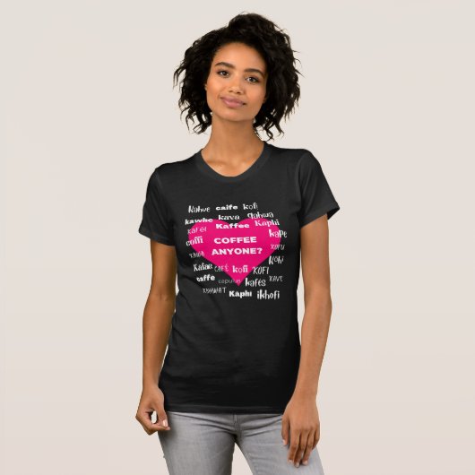 Stijlvolle COFFEE LOVER T-shirt (Voorkant volledig)
