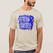 Stijlvolle Colon Cancer Comic Style T-shirt (Voorkant)