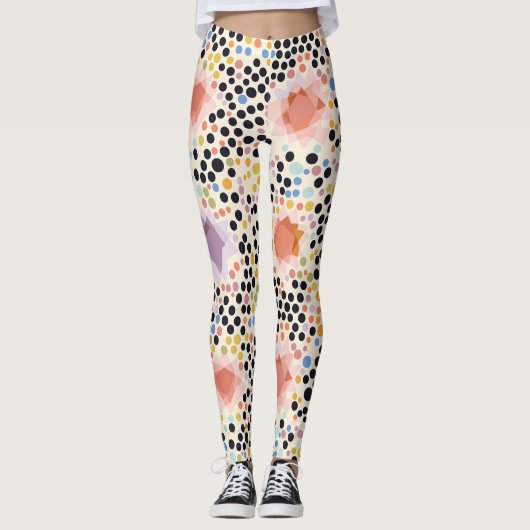 Stijlvolle & comfortabele en rekbare stof 3 leggings (Voorkant)