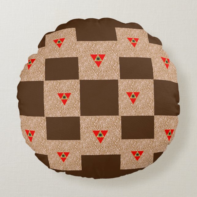 Stijlvolle & Comfortabele Ronde Kussens voor Uw Hu (Voorkant)