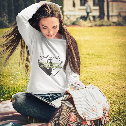 Stijlvolle Community Vrijwilliger T-shirt