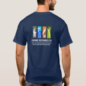 Stijlvolle constructie Handyman Tools T-shirt (Achterkant)