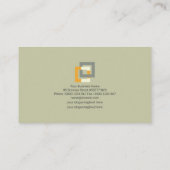 Stijlvolle constructiepillars Engineering Visitekaartje (Achterkant)