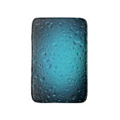 Stijlvolle Cool Blue waterdruppels Badmat (Voorkant Verticaal)