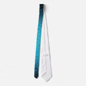 Stijlvolle Cool Blue waterdruppels Stropdas (Achterkant)