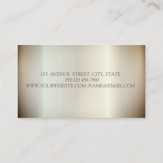 Stijlvolle Cool Diamonds Cleaning Bucket Tools Visitekaartje (Achterkant)