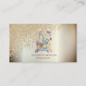 Stijlvolle Cool Diamonds Cleaning Bucket Tools Visitekaartje (Voorkant)