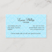 Stijlvolle couture-bakkerij visitekaartje (Achterkant)