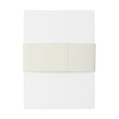 Stijlvolle Cream Moss en Olive Green Modern Weddin Uitnodigingen Wikkel (Achterkant Voorbeeld)