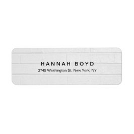 Stijlvolle Creatieve Grijze Muur Moderne Professio Etiket