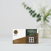 Stijlvolle, creatieve zijkant van brick Walls Cons Visitekaartje (Staand voorkant)