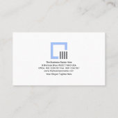 Stijlvolle Creative Construction Rebar Engineering Visitekaartje (Achterkant)