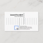 Stijlvolle Creative Construction Rebar Engineering Visitekaartje (Voorkant)