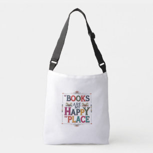Stijlvolle Crossbody Canvas tas voor boekenliefheb