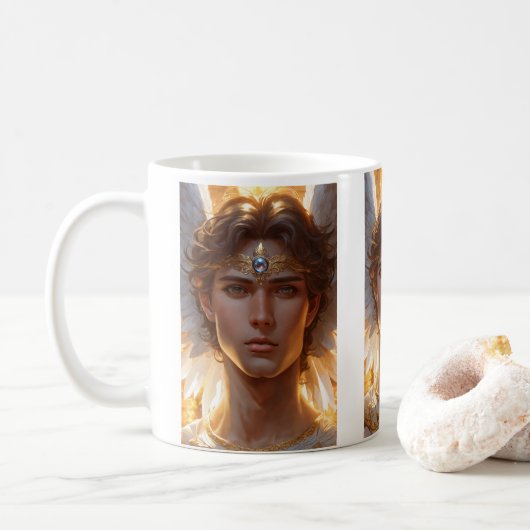 stijlvolle cup koffiemok (Met donut)