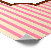  stijlvolle cupcake-broekkunst afdrukken poster (Hoek)