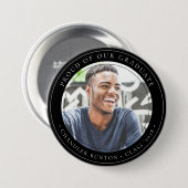 Stijlvolle Custom Afstuderen Photo Afstuderen Ronde Button 7,6 Cm (Voorkant /achterkant)