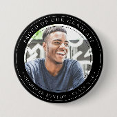 Stijlvolle Custom Afstuderen Photo Afstuderen Ronde Button 7,6 Cm (Voorkant)