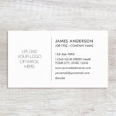 Stijlvolle Custom Logo Minimalist Wit Grijs Visitekaartje