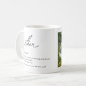 Stijlvolle Custom Mother Definition Photo Gift Koffiemok (Voorkant links)