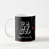 Stijlvolle Custom Valentijn U R MY MVP Monogram Koffiemok (Links)