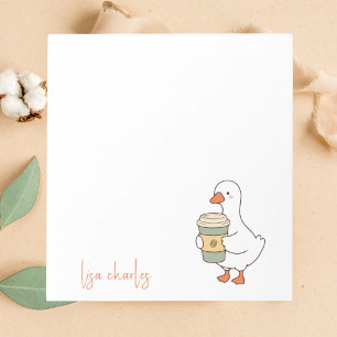Stijlvolle Cute Gans Unieke Trendy Eenvoudige  Notitieblok
